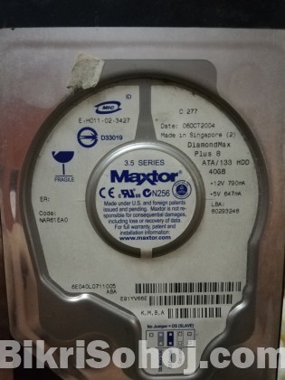 Maxtor ATA HDD 80GB+40GB